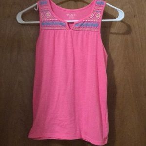 Hot pink tank top